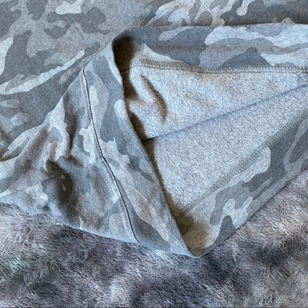 Vintage Havana Mixed Print Camo Leopard Hoodie